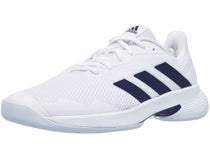 Chaussures Homme adidas CourtJam Control Blanc/Marine - MOQUETTE