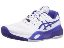 Chaussures Homme Asics Gel Resolution X White/Dark Cobalt - TERRE BATTUE