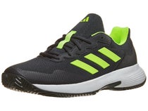 Chaussures Homme adidas GameCourt 2 Carbon/Lemon - TOUTES SURFACES
