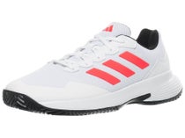 Chaussures Homme adidas GameCourt 2 Blanc/Rouge - TOUTES SURFACES