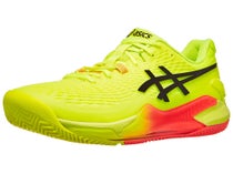Asics Gel Resolution 9 SANDPLATZ Herrenschuh Gelb/Schwarz