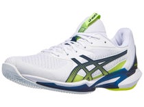 Asics Solution Speed FF 3 SANDPLATZ Herrenschuh Wei&#xDF;/Mako