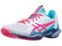 Zapatillas hombre Asics Solution Speed FF 3 Blanco/Rosa P&#xC1;DEL