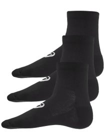 3 Paires de Chaussettes Cheville Asics Tennis Noir