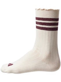adidas Tennis Glow Socks Beige/Maroon