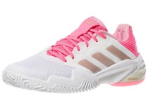 Chaussures Femme adidas Barricade 13 White/Pink TOUTES SURFACES
