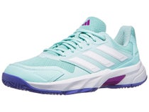 adidas CourtJam Control 3 AC Aqua/White Women's Shoes