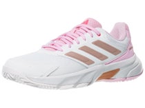 Chaussures Femme adidas CourtJam Control 3 Wh/Silver/Pink TOUTES SURFACES