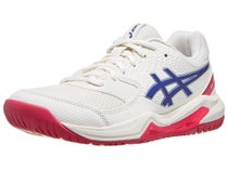 Chaussures Femme Asics Gel Dedicate 8 Cream/Dark Cobalt TOUTES SURFACES
