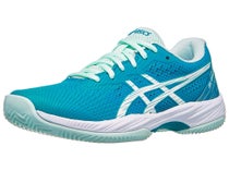 Chaussures Femme Asics Gel Game 9 Sarcelle/Blanc - TERRE BATTUE