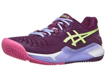 Chaussures Femme Asics Gel Resolution 9 Mauve/Vert - PADEL