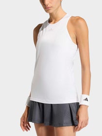 adidas Damen Frühjahr Club Graphic Tank Weiß