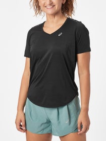ASICS Damen V-Neck Kurzarmtop