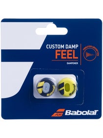 Antivibrador Babolat Custom Feel 
Damp Negro/Amarillo