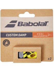 Antivibrador Babolat Custom Feel 
Damp Negro/Amarillo