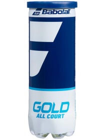 Tubo de 3 pelotas Babolat Gold All Court