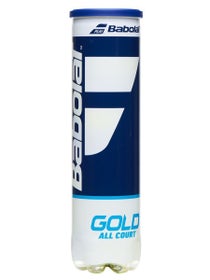 Tubo de 4 pelotas Babolat Gold All Court 