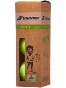 Tubo de 3 pelotas Babolat Green