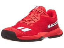 Chaussures Junior Babolat Jet Mach III Cherry Tomato/Wh - TOUTES SURFACES