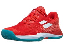 Babolat Jet Mach III SANDPLATZ Kinderschuh Fiesta Red 
