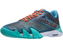 Babolat Movea Men's Padel Shoes - Grey/Scuba Blue