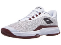 Babolat Jet Tere 2 SANDPLATZ Herrenschuh Wei&#xDF;/Burgund