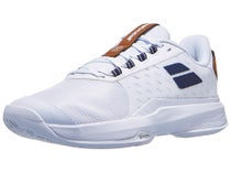 Babolat Jet Tere 2 Wimbledon ALLCOURT Herrenschuh Wei&#xDF;/Navy