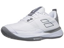 Chaussures Femme Babolat SFX Evo Blanc/Gris - TERRE BATTUE