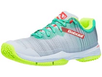 Zapatillas mujer Babolat Jet Ritma Gris/Blanco/Verde P&#xC1;DEL