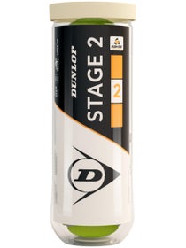 Dunlop Stage 2 Orange Tennis 3 Ball Pack 