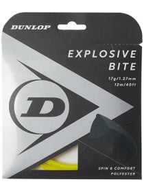 Dunlop Explosive Bite 1.25mm Tennissaite (Gelb) - 12m Set