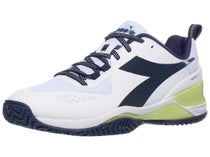 Chaussures Homme Diadora Blushield Torneo 2 White/Blue - TOUTES SURFACES