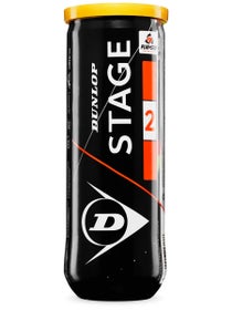 Tubo da 3 palline Dunlop Stage 2 Arancione 