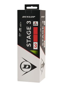 Palline Dunlop Stage 3 Rosso - Conf. da 3