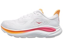 Chaussures Femme HOKA Clifton 10 Blanc/Rose &#xE9;lectrique