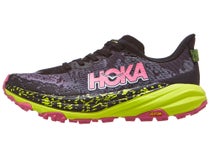 Chaussures Femme HOKA Speedgoat 6 Black/Neon Hoka Citrus