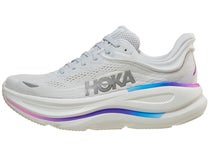 HOKA Bondi 9 Wide Women's Shoes Cosmic Grey/White
