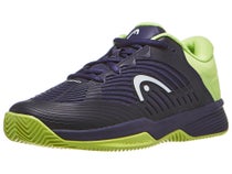 HEAD Revolt Pro 4.5 Clay Navy/Lime Junior Shoe