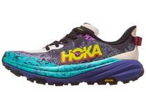 HOKA Speedgoat 6 Women's Shoes Oatmeal/Mountain Iris