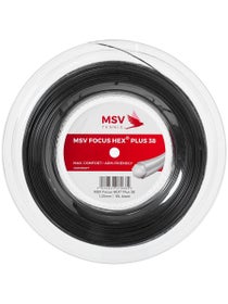 Bobina de cordaje MSV Focus HEX Plus 38 1,25 mm - Negro (200 m)