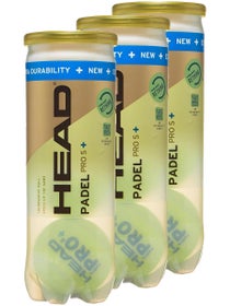 HEAD Pro S + Padel B&#xE4;lle 3 er-Pack