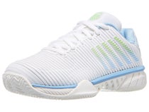 Chaussures Femme KSwiss Hypercourt Express 2 Wh/Dutch/Grn - TERRE BATTUE