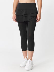 Jupe-Corsaire Femme Lucky in Love Scallop noire