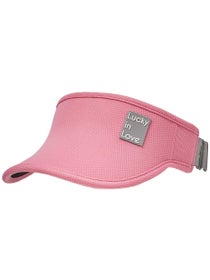 Lucky in Love Women's Logo Stretch Visor Pink