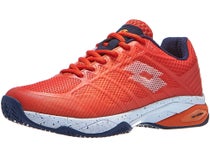 Chaussures Homme Lotto Mirage 300 Nectarine/Blanc - TERRE BATTUE