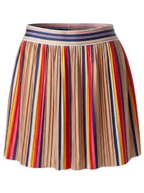 Lucky in Love Women's Retro Stripe Pleated Skirt