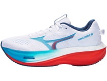 Mizuno Wave Rider 30 Men's Shoes White/Blue Jewel