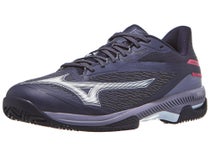 Mizuno Wave Exceed Court SANDPLATZ Herrenschuh Grau/Wei&#xDF;/Blau