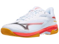 Mizuno Wave Exceed Court ALLCOURT Herrenschuh Wei&#xDF;/Coral/Zitrus