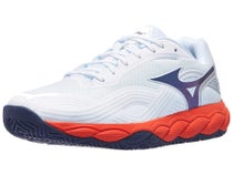Mizuno Wave Enforce Court 2 AC Wh/Blue/Orange Men Shoes
